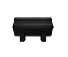 Load image into Gallery viewer, Firestone Air Tank 2 Gallon 7in. x 14.5in. (2) 1/4in. NPT Ports 150 PSI Max - Black (WR17609462)