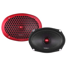 Load image into Gallery viewer, DS18 6x9in 275 Watts RMS 8 ohm Mid-Range Loudspeaker Bullet Loudspeaker Grill Included