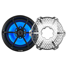Load image into Gallery viewer, DS18 NXL-M Series Speaker w/ RGB LED Lights 8in 2-Way 125 Watts RMS 4 ohm Black