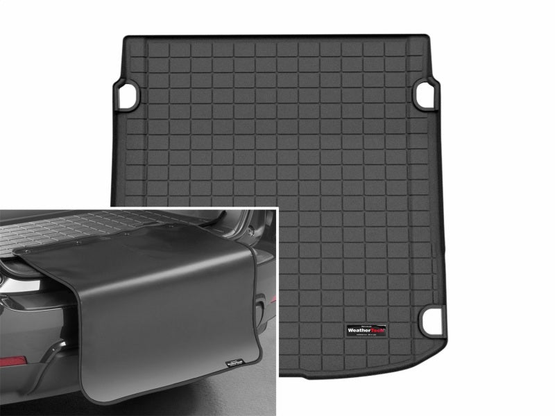 WeatherTech 25-25 Audi A5 Trunk Cargo Liner w/Bumper Protector - Black 401881SK
