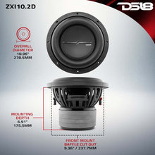 Load image into Gallery viewer, DS18 10in 800 Watts RMS 2 ohm DVC High Excursion Subwoofer