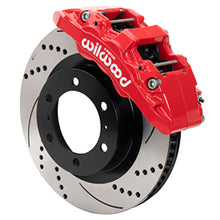 Load image into Gallery viewer, Wilwood 15-21 Toyota 4Runner Aero6-DM Red Front Brake Kit - Drilled &amp; Slotted
