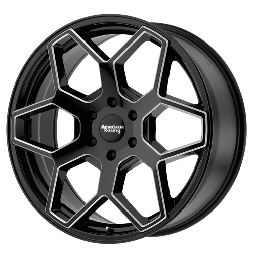 AR916 20X8.5 6X135 G-BLK MILL 35MM