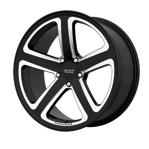 AR922 18X8 5X120 S-BLK MILL 38MM