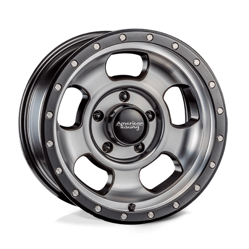 AR969 16X8 8X6.5 S-BLK MACH 00MM