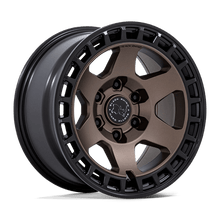 Load image into Gallery viewer, BAHARI 17X8.5 6X5.5 106 -10 B-BRNZ M-BLK