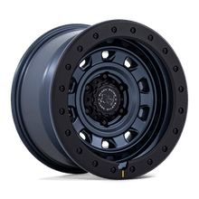 Load image into Gallery viewer, XPLORER 17X9 5X5 71.5 -12 MET-BLUE BLK