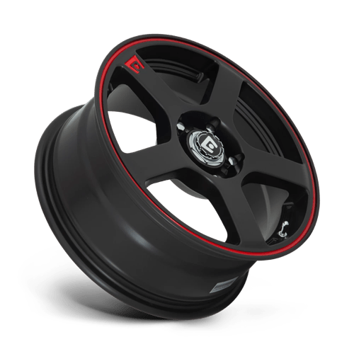 MR116 15X6.5 4X100/4.25 M-BLK/RED +40MM