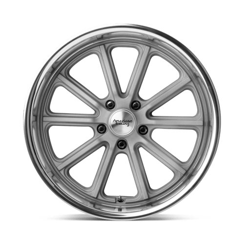 VN507 18X9.5 5X4.5 VINTAGE SLV DIA LP 00MM