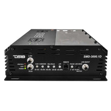 Load image into Gallery viewer, DS18 Steave Meade Colab 1-Channel Amp Class D 3000/1ohm 2200/2ohm 1300/4ohm Watts LED Lights