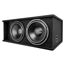 Load image into Gallery viewer, DS18 Dual 12in Loaded 1500 Watts RMS 2x ZR12.4D Ported Enclosure w/ Subwoofer