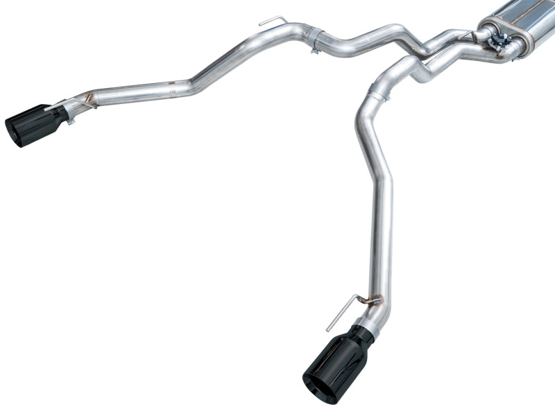 AWE 2024+ Ford Ranger Raptor 3.0L Switchpath Cat-Back Exhaust - Diamond Black Tips 3025-33306