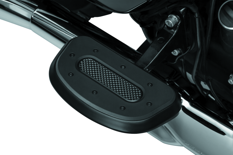 Kuryakyn Heavy Industry Passenger Floorboards Touring Models Black