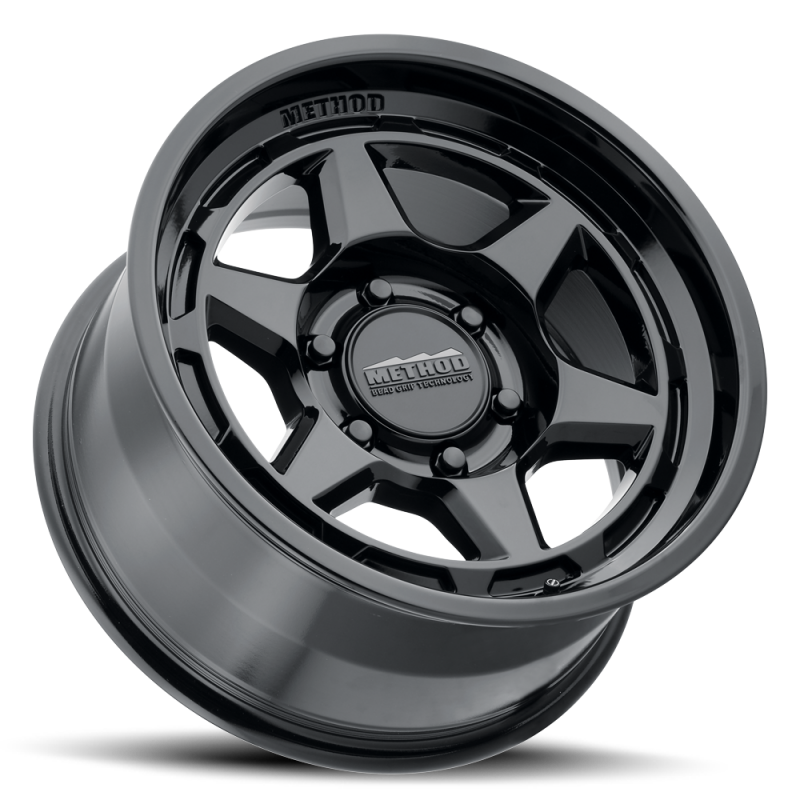Method MR708 17x9 / -38mm Offset / 6x5.5 / 106.25mm Bore - Gloss Black Wheel MR708790601338N