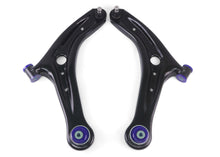 Load image into Gallery viewer, SuperPro 2011-2019 Ford Fiesta S Front Lower Control Arm Set w/ Bushings (+Caster)