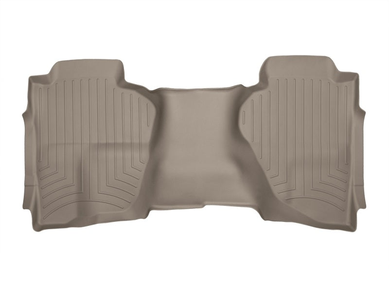 WeatherTech 19-24 VW Atlas 2nd Row Bucket Seating Rear FloorLiner HP - Tan 4510845IM