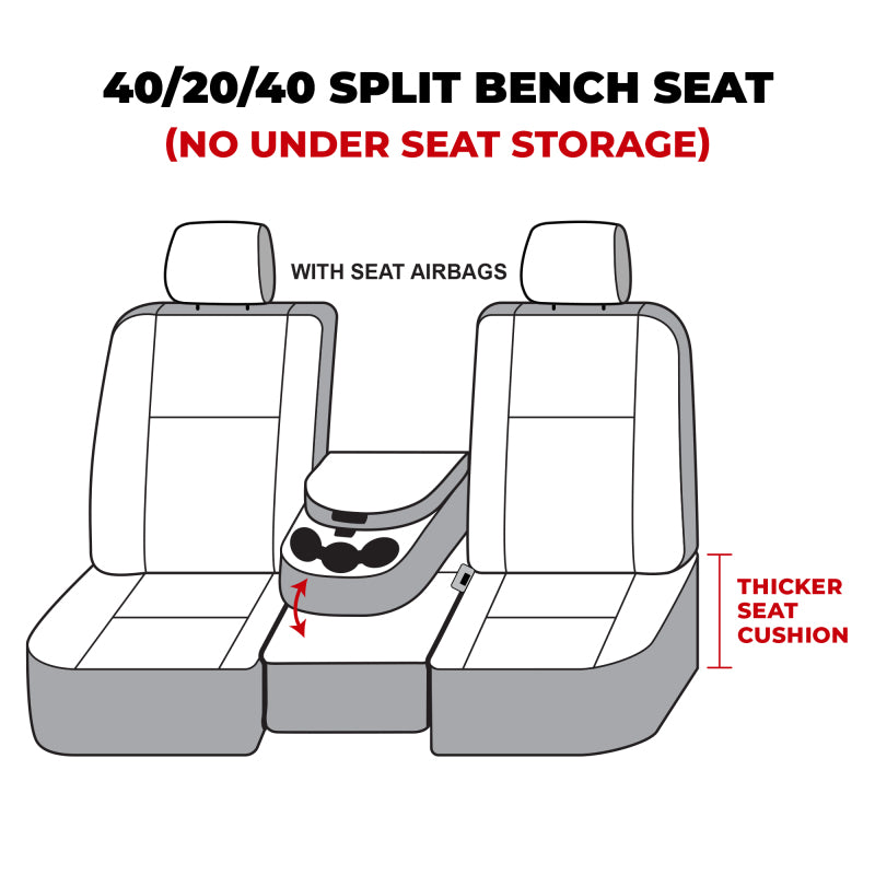 Covercraft 13-16 Dodge RAM Waterproof Polyester SeatSaver Custom Front Row Seat Covers - Grey