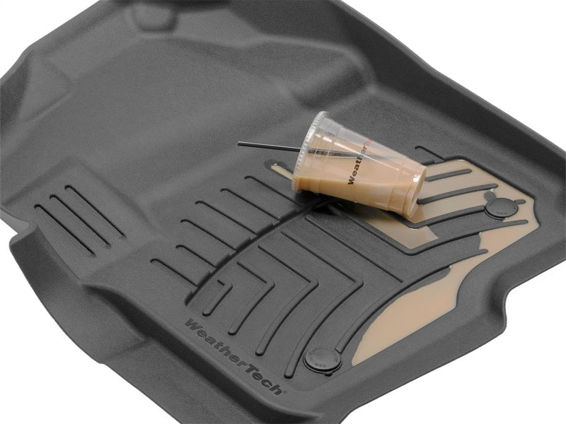 WeatherTech 15-26 Ford F-150 Super Crew Front and Rear FloorLiner HP - Black 44697-1-2IM