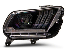 Load image into Gallery viewer, Raxiom 13-14 Ford Mustang LED Projector Headlights SEQL Turn Signals- Black Housing (Clear Lens)