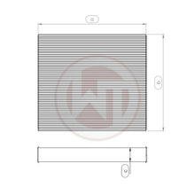Load image into Gallery viewer, Wagner Tuning 524x468x68mm Radiator Core