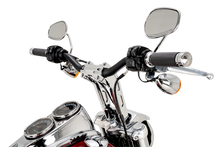 Load image into Gallery viewer, Performance Machine Phatbar H-Bar Assy, 9in Riser, 1-1/4in Bar, Int Wire, Gauge Mount - Chrome