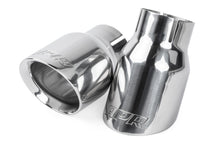 Load image into Gallery viewer, APR Double-Walled 3.5in Slash-Cut Tips - Polished Silver - Set of 2 TPK0006
