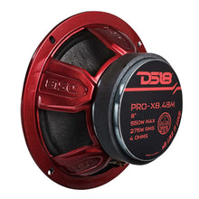Load image into Gallery viewer, DS18 8in 275 Watts RMS 4 ohm Mid-Range Loudspeaker Bullet Loudspeaker