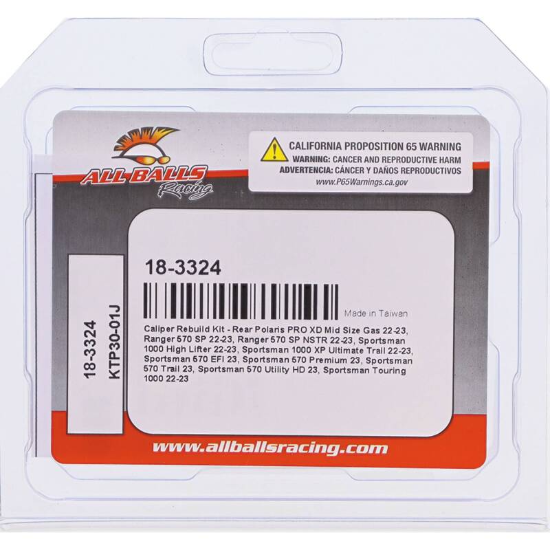 All Balls Racing Caliper Rebuild Kit 18-3324