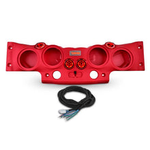 Load image into Gallery viewer, DS18 2007-18 Jeep JK/JKU Soundbar Fits 4 x 8in Speakers (Not Included) Tweeters Drivers Included-Red