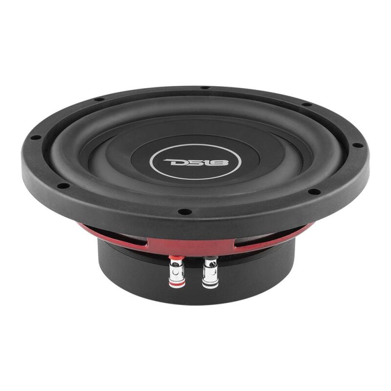 DS18 8in 150 Watts RMS 4 ohm SVC Shallow Mount Subwoofer