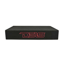 Load image into Gallery viewer, DS18 Dual 10in Shallow Enclosure w/ Subwoofer 350 Watts RMS Sealed Black Carpet Amplified