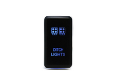 Load image into Gallery viewer, Cali Raised Tall Style Toyota Oem Style Ditch Lights Switch - Blue