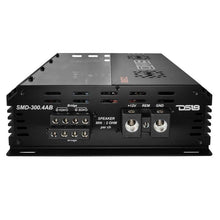 Load image into Gallery viewer, DS18 Steave Meade Colab 4-Channel Amp Class A/B 2x600/4ohm Bridge 4 x 300/2ohm 4x200/4ohm Watts LED