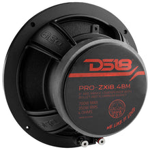 Load image into Gallery viewer, DS18 8in 350 Watts RMS 4 ohm Neodymium and Ferrite Magnet Bullet Mid-Range Loudspeaker