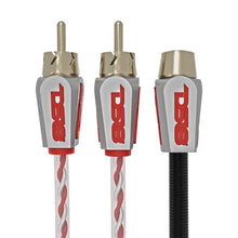 Load image into Gallery viewer, DS18 Level 3 RCA Wire Y Connector 1 Female to 2 Male Black