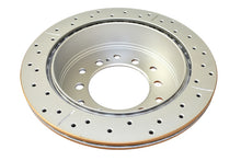 Load image into Gallery viewer, DBA 10-23 Lexus GX460 Rear Street Series Drilled &amp; Slotted Rotor w/Gold Hat