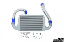 Load image into Gallery viewer, do88 87-93 SAAB 900 Turbo BigPack Front Mount Intercooler Kit w/Blue Hoses