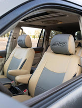 Load image into Gallery viewer, PRP 03-09 Lexus GX470 Front Seat Covers (Pair) - Black w/ Red Stitch