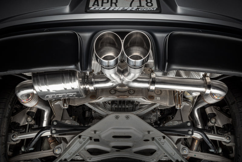 APR 17-25 Porsche Boxster/Cayman 718 (982) 2.0T/2.5T Catback Exhaust Left Muffler CBK0028