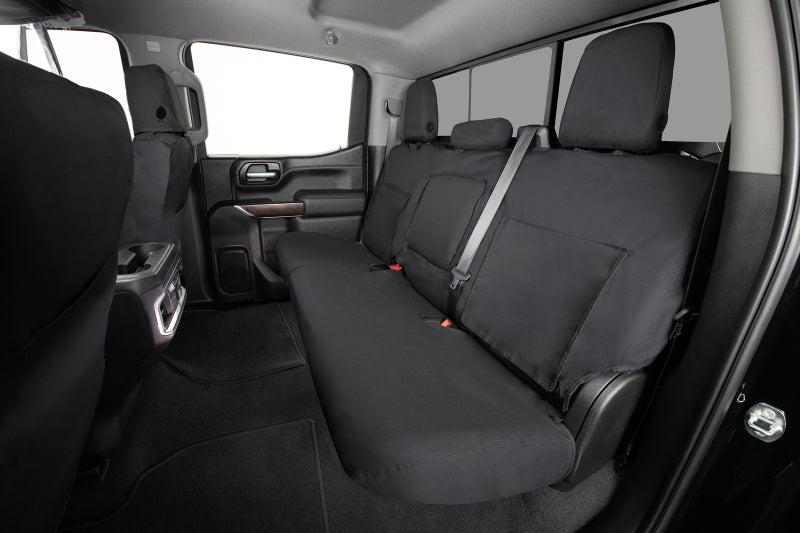 Covercraft 11-24 Dodge Ram Polycotton SeatSaver Custom Second Row Seat Covers - Charcoal SS8397PCCH