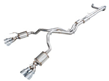 Load image into Gallery viewer, AWE Tuning 2021+ Cadillac Escalade 6.2L ESV 0FG Dual Exit Exhaust System w/ 5in Chrome Silver Tips 3015-42222