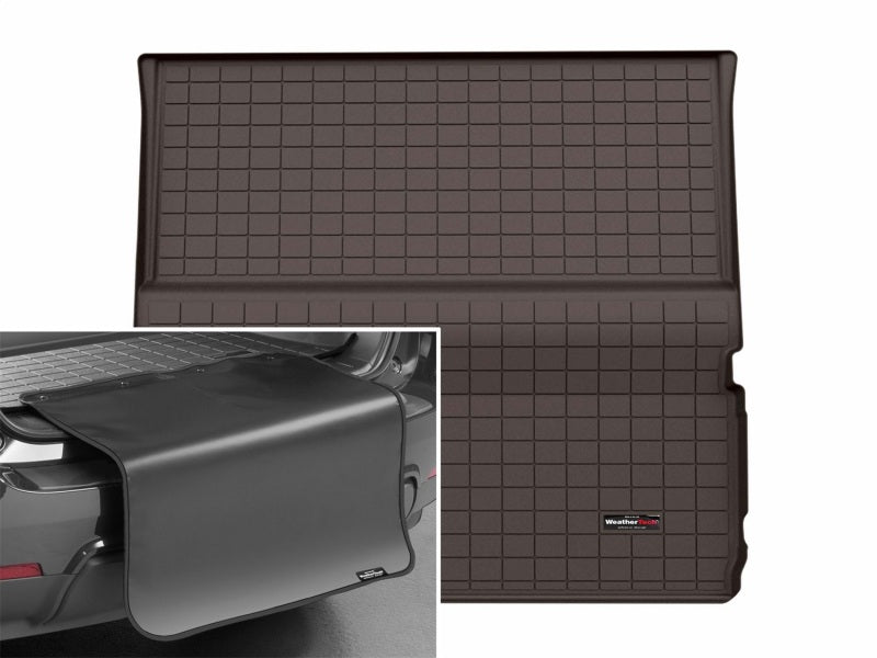WeatherTech 25-26 Ford Expedition Trunk Cargo Liner w/Bumper Protector - Cocoa 431869SK