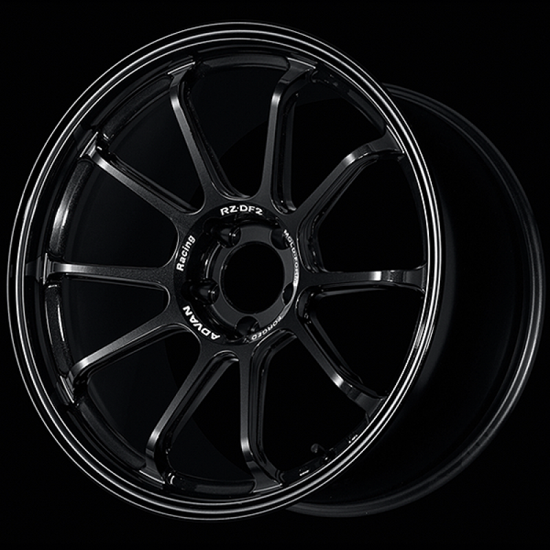 Advan RZ-DF2 19x9.5 / +44 Offset / 5x100 / 63mm Bore / Racing Titanium Black