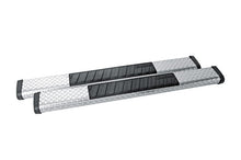 Load image into Gallery viewer, Dee Zee Universal Tubes - 6In Oval - Black Tread Aluminum (RegCab)