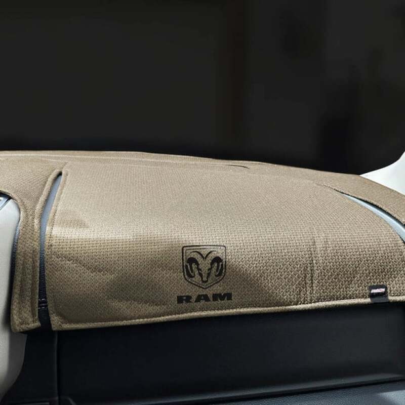 Covercraft 19-24 Dodge Ram 1500 Not Classic w/ Heads Up Display Limited Edition Dash Cover w Logo 62211FR11-01-23