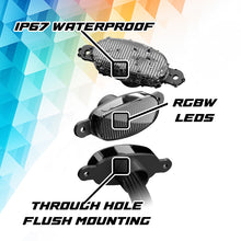 Load image into Gallery viewer, XK Glow XKmax Pre-Runner Style RGBW LED Grill Pods - 3pc