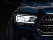 Load image into Gallery viewer, Raxiom 16-23 Toyota Tacoma w/ Factory Halogen DRL LED Headlights- Black Housing (Clear Lens)