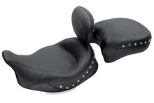 Load image into Gallery viewer, Mustang 08-21 Harley Electra Glide Std,Rd Glide,Rd King,Str Glide Touring Solo Seat w/Studs -Black