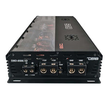 Load image into Gallery viewer, DS18 Steave Meade Colab 1-Channel Amp Class D 8500/1ohm 5700/2ohm 3300/4ohm Watts LED Lights