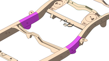 Load image into Gallery viewer, Rust Buster 4Runner &amp; FJ Cruiser Mid Frame Repair Kit - Left